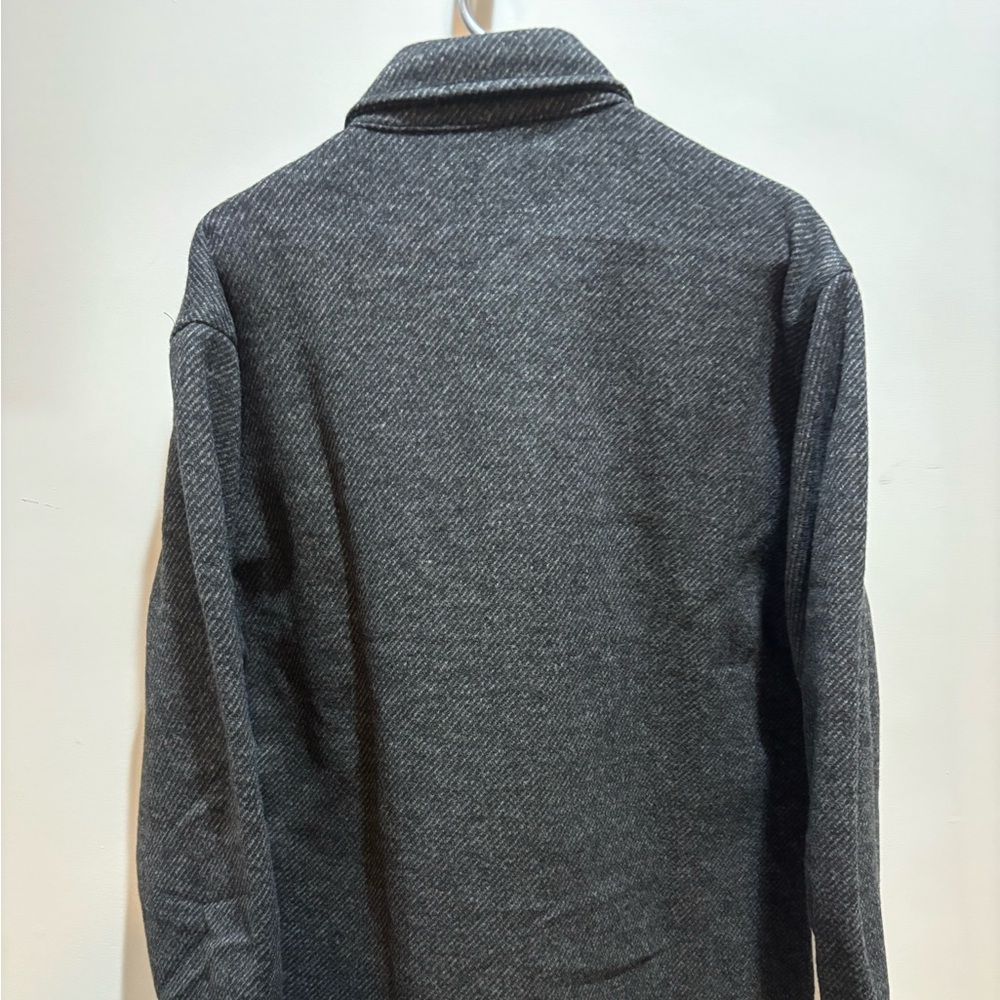 Banana Republic Charcoal Shirt Jacket - Picture 9 of 14